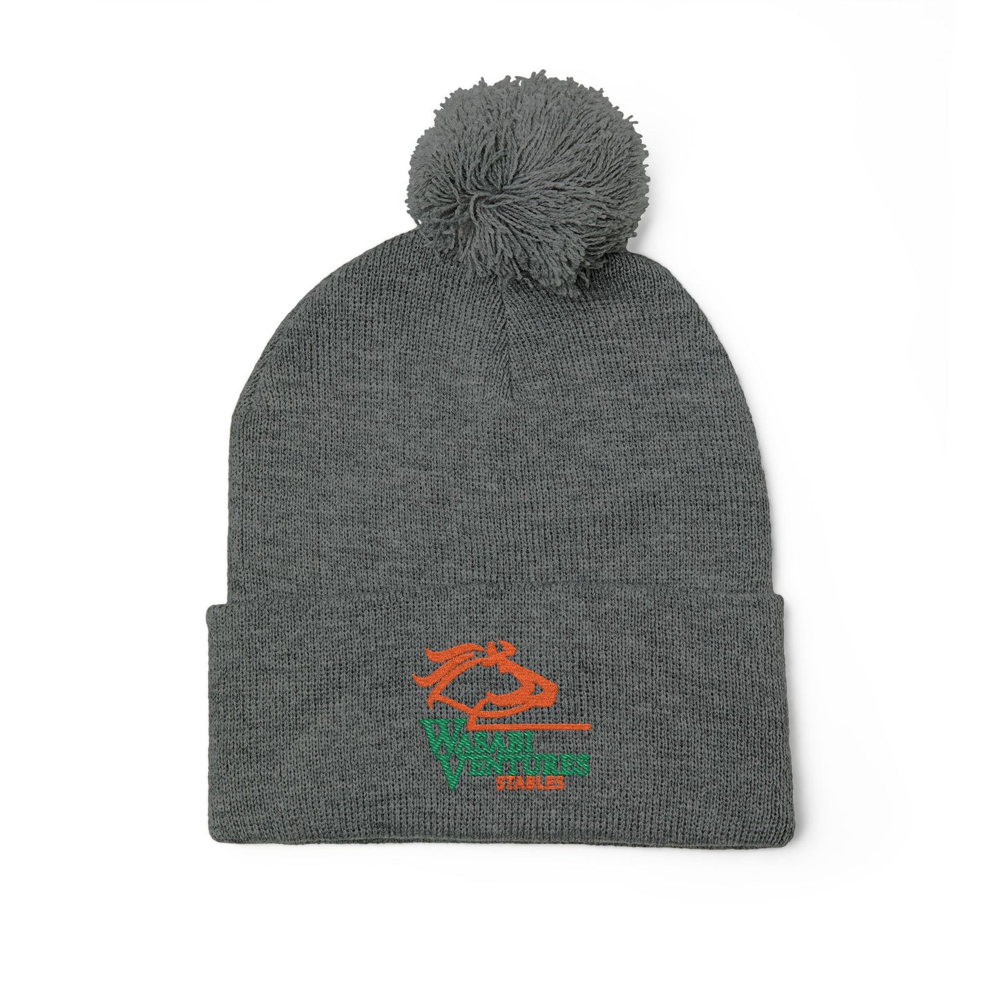 Wasabi Ventures Stables Pom-Pom Knit Cap
