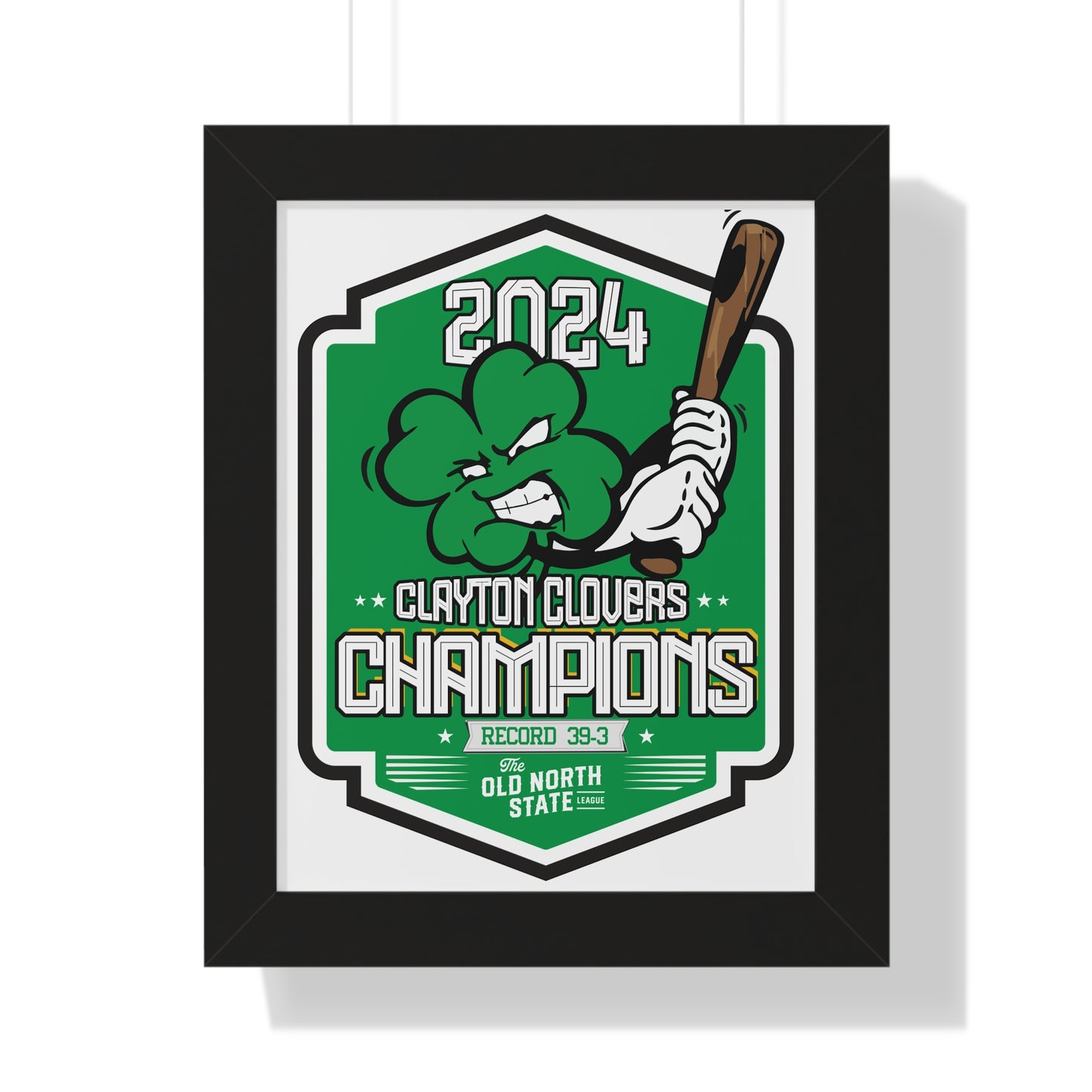 Clayton Clovers 2024 ONSL Champions Framed Poster