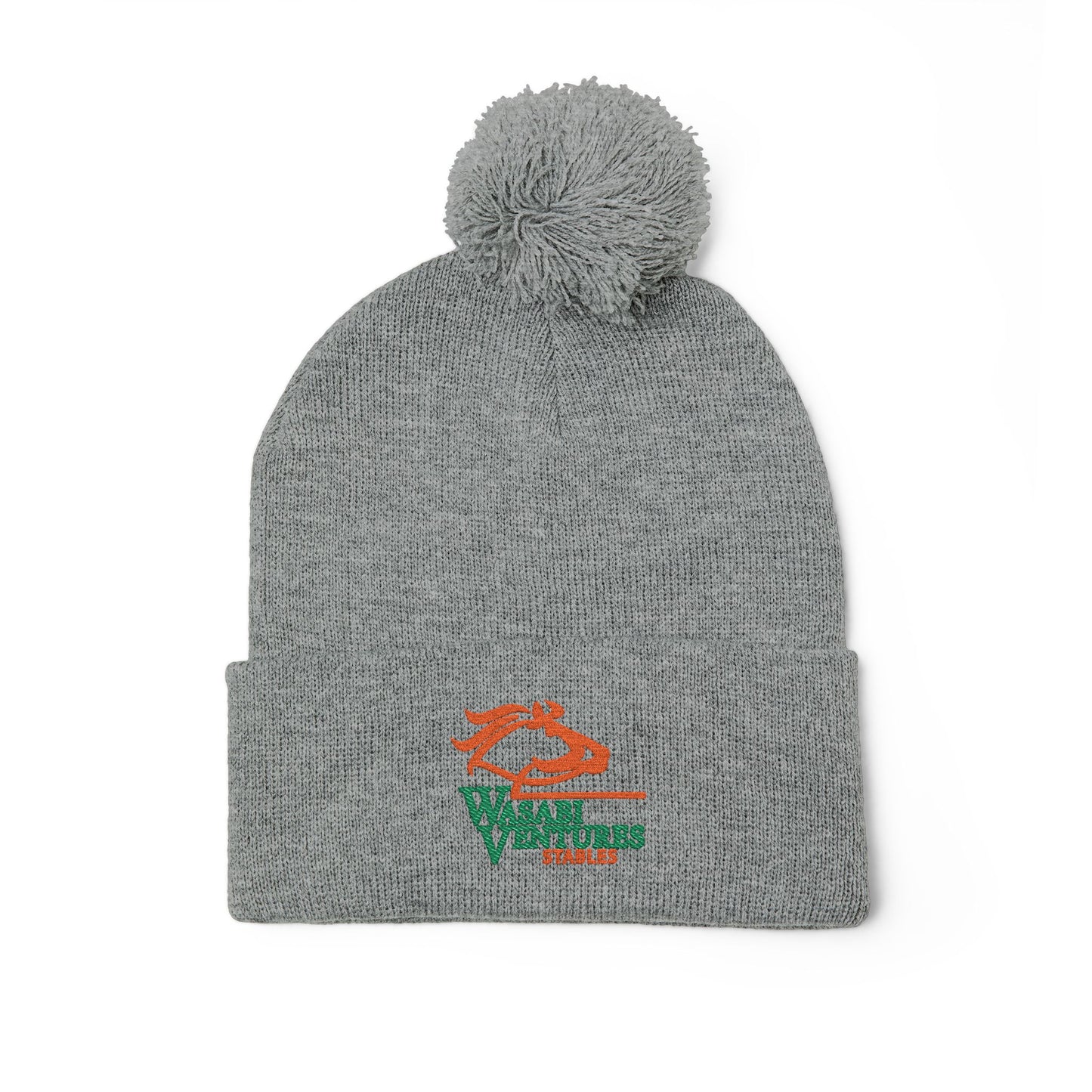 Wasabi Ventures Stables Pom-Pom Knit Cap