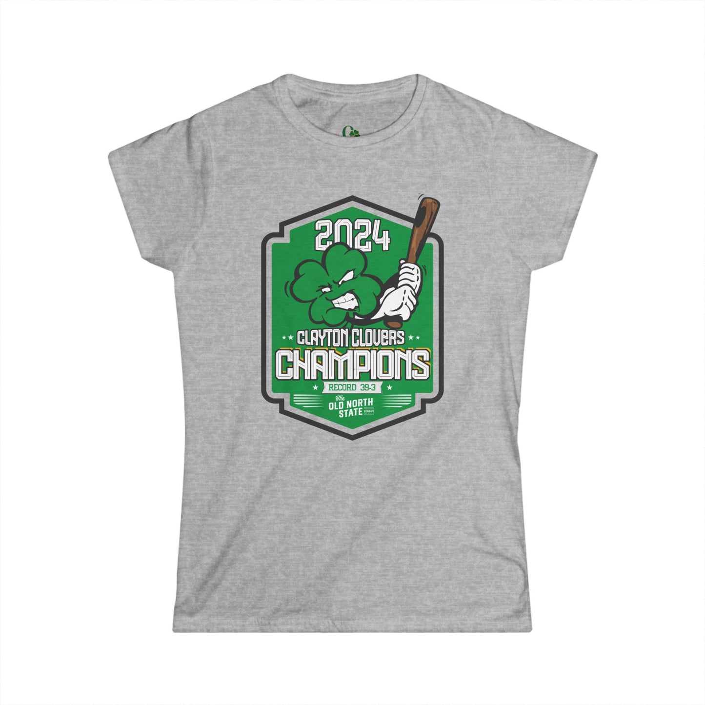 Clayton Clovers 2024 ONSL Champions Women's Softstyle Tee