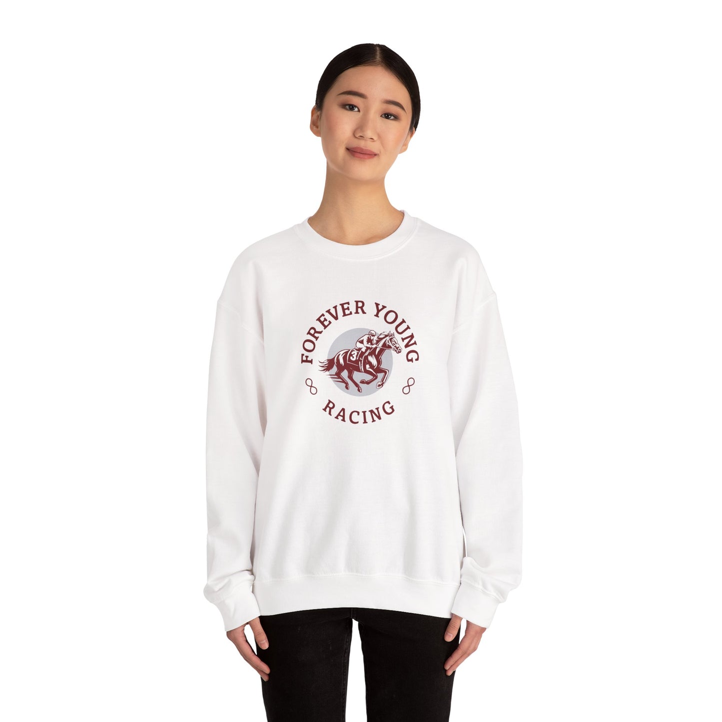 Forever Young Racing Unisex Crewneck Sweatshirt