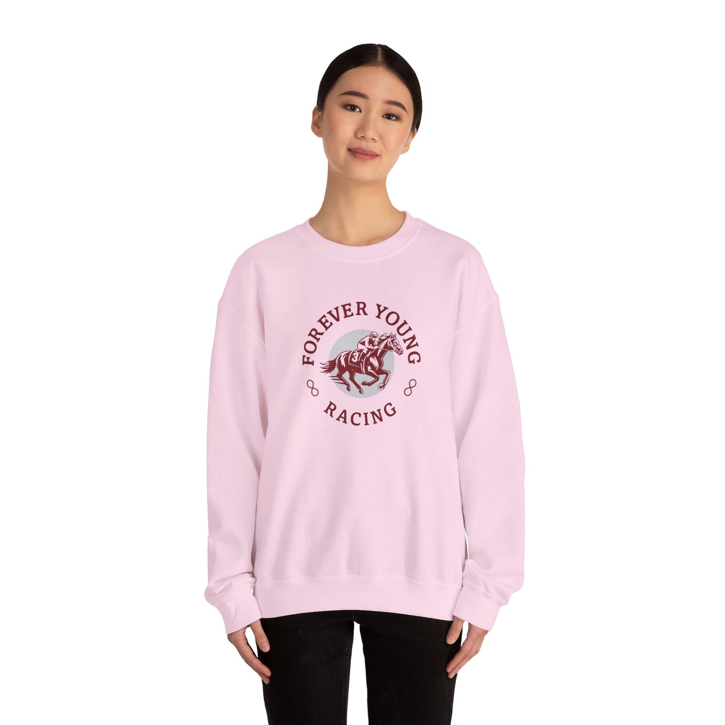 Forever Young Racing Unisex Crewneck Sweatshirt