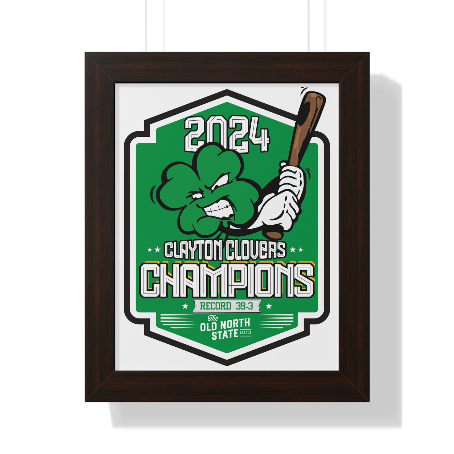 Clayton Clovers 2024 ONSL Champions Framed Poster