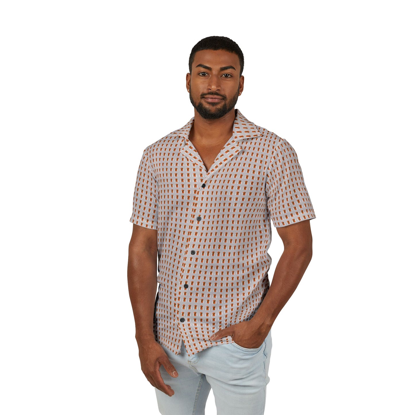 Wasabi Ventures Stables Silk Collection Hawaiian Shirt