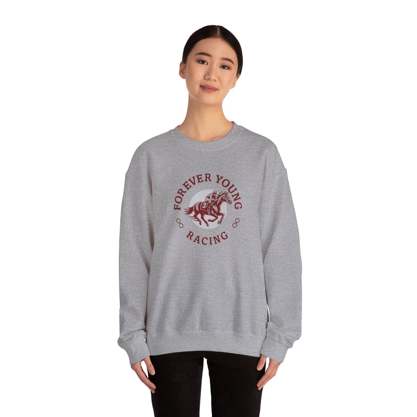 Forever Young Racing Unisex Crewneck Sweatshirt