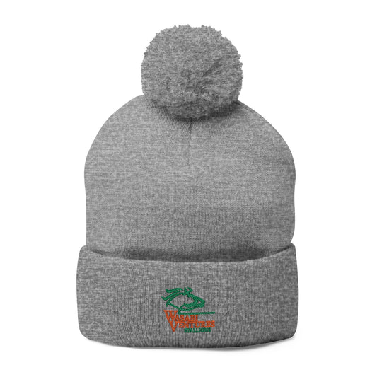 Wasabi Ventures Stallions Pom-Pom Knit Cap