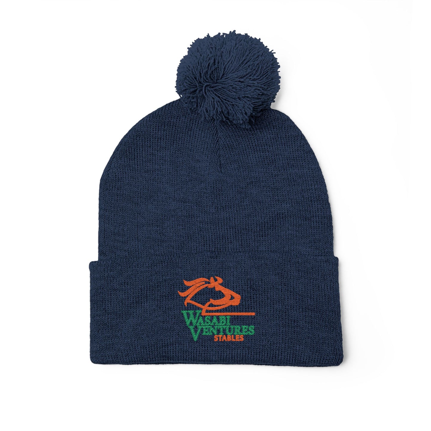 Wasabi Ventures Stables Pom-Pom Knit Cap