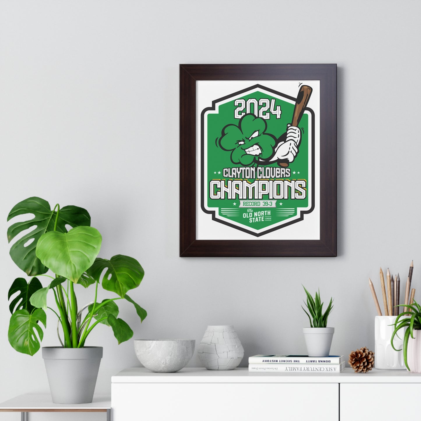 Clayton Clovers 2024 ONSL Champions Framed Poster