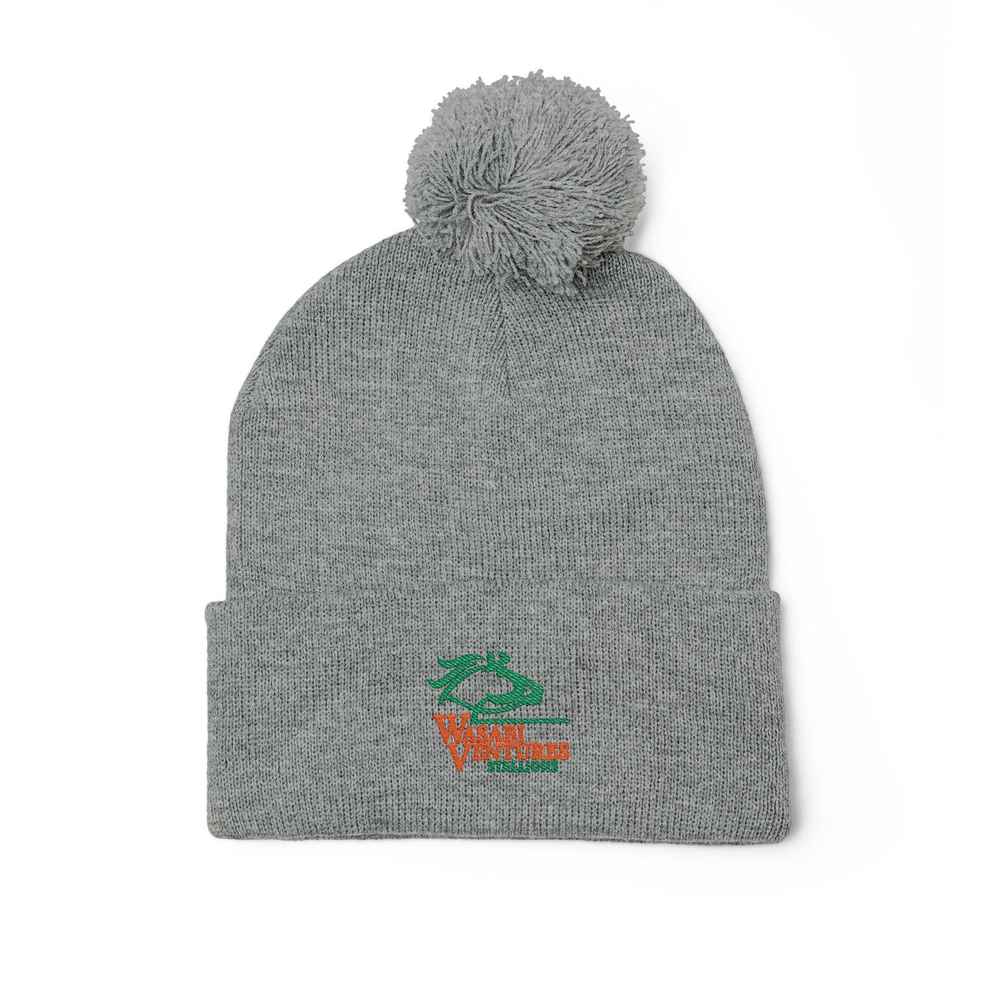 Wasabi Ventures Stallions Pom-Pom Knit Cap