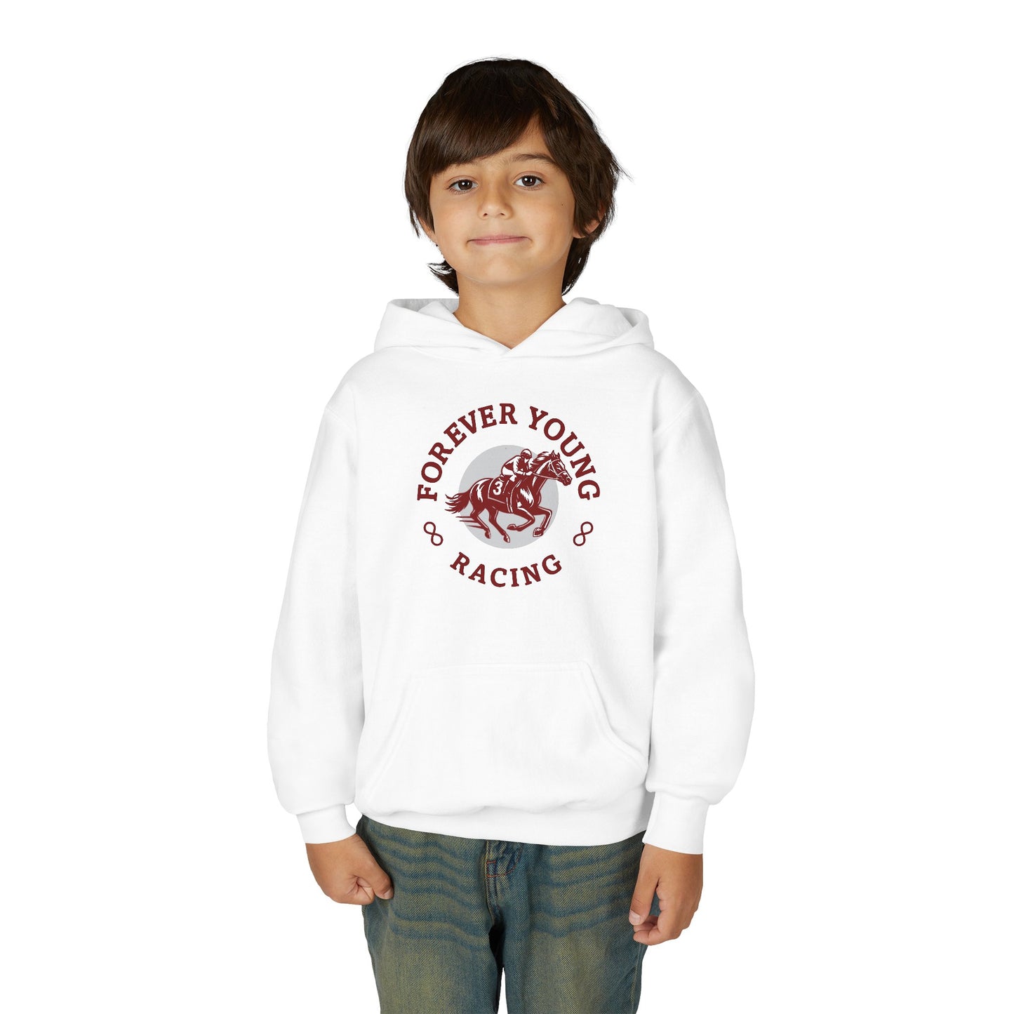 Forever Young Racing Youth Hooded Sweatshirt