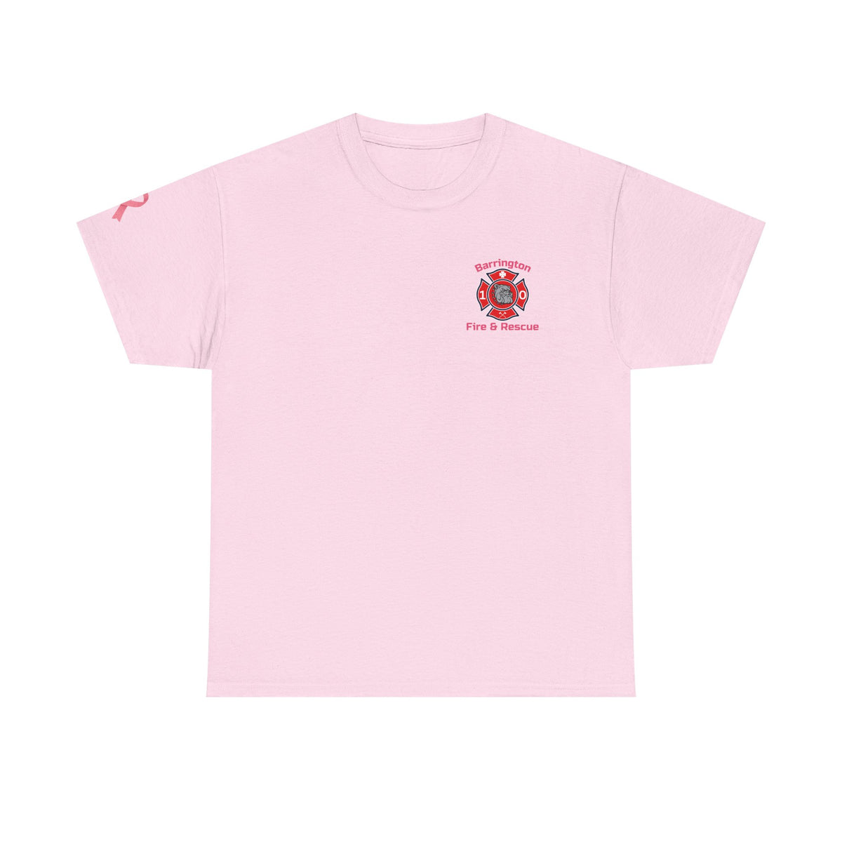 Barrington Fire & Rescue Bulldog T-Shirt - Breast Cancer Awareness
