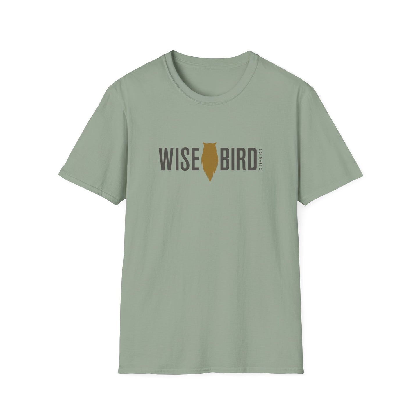 Wise Bird Unisex Softstyle T-Shirt Banner Logo