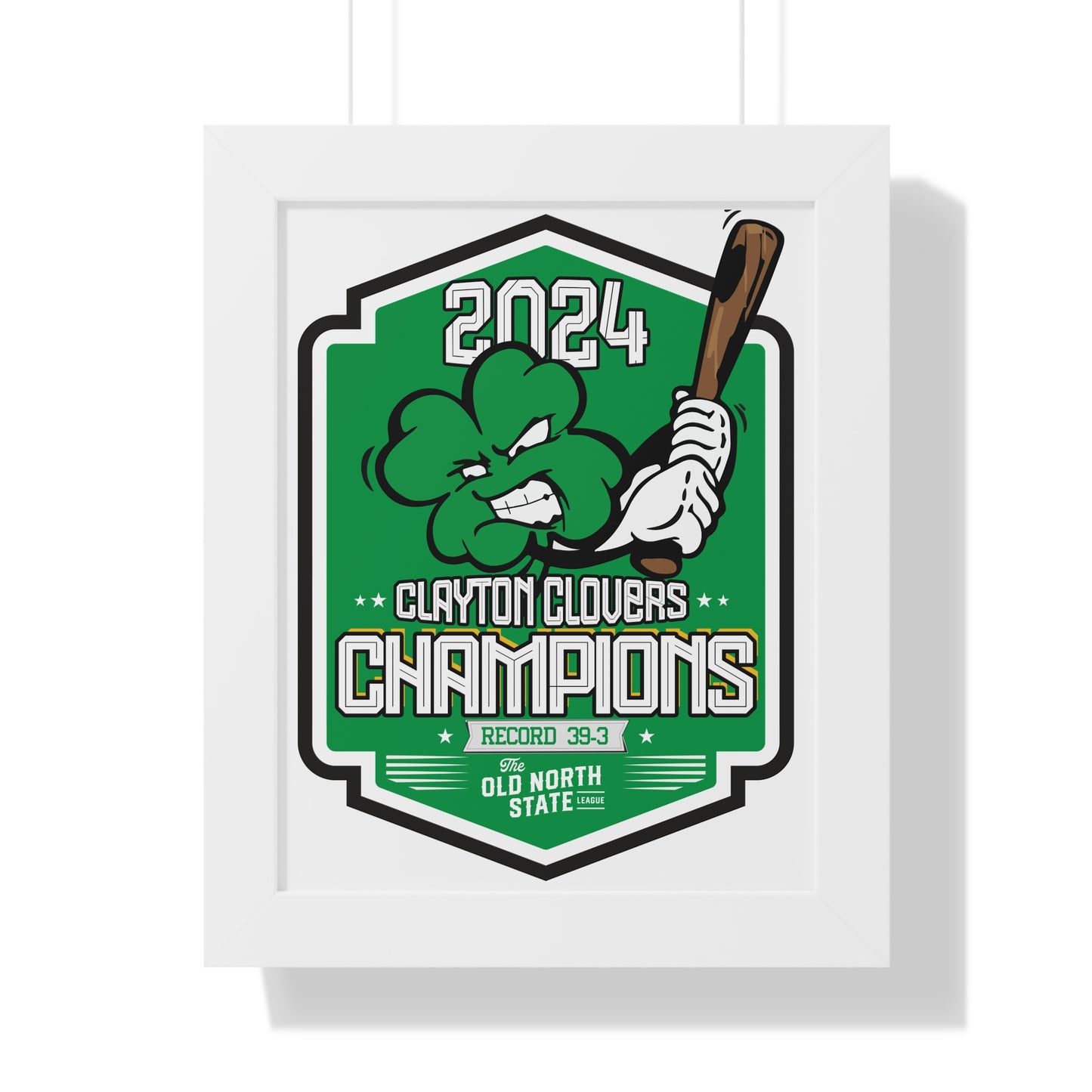 Clayton Clovers 2024 ONSL Champions Framed Poster