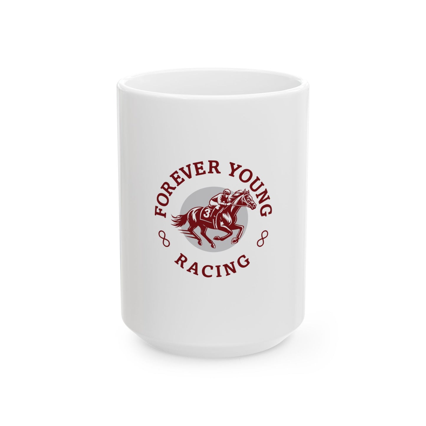 Forever Young Racing Ceramic Mug