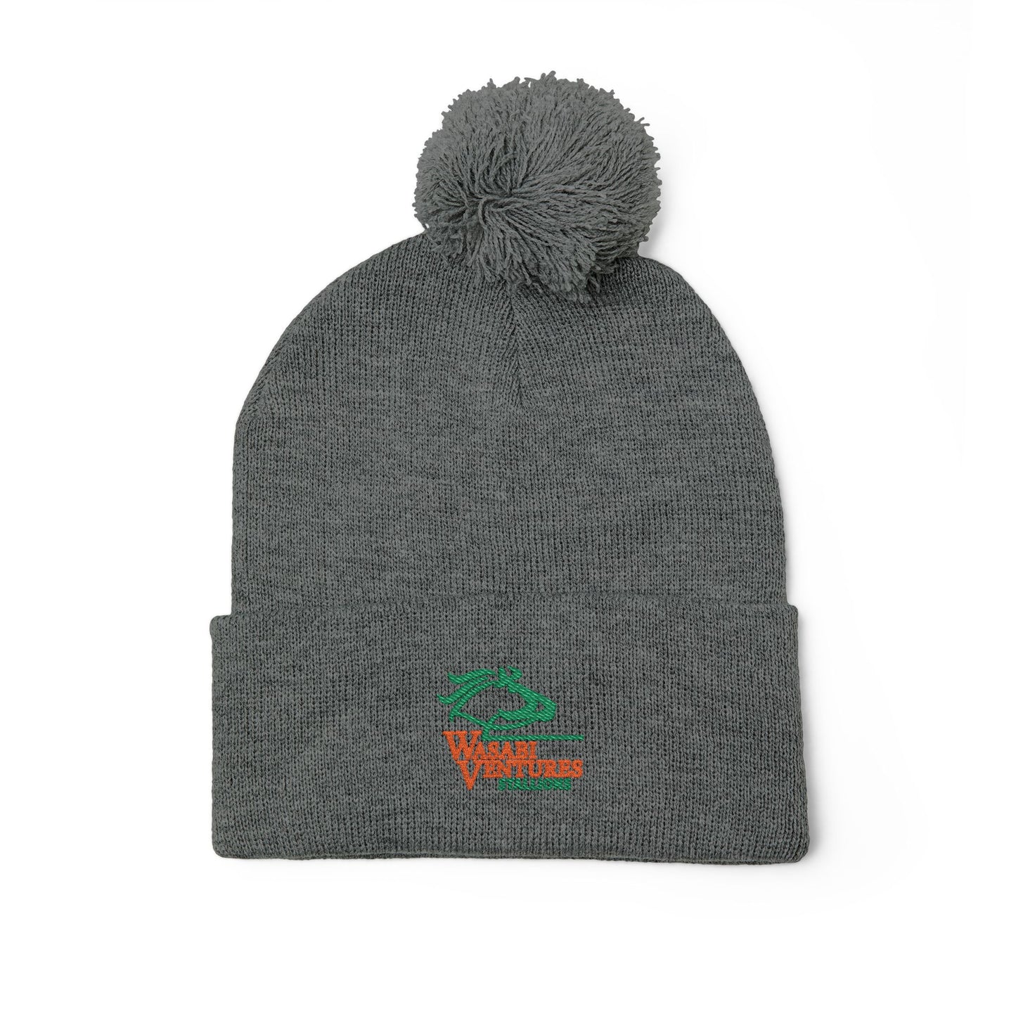 Wasabi Ventures Stallions Pom-Pom Knit Cap