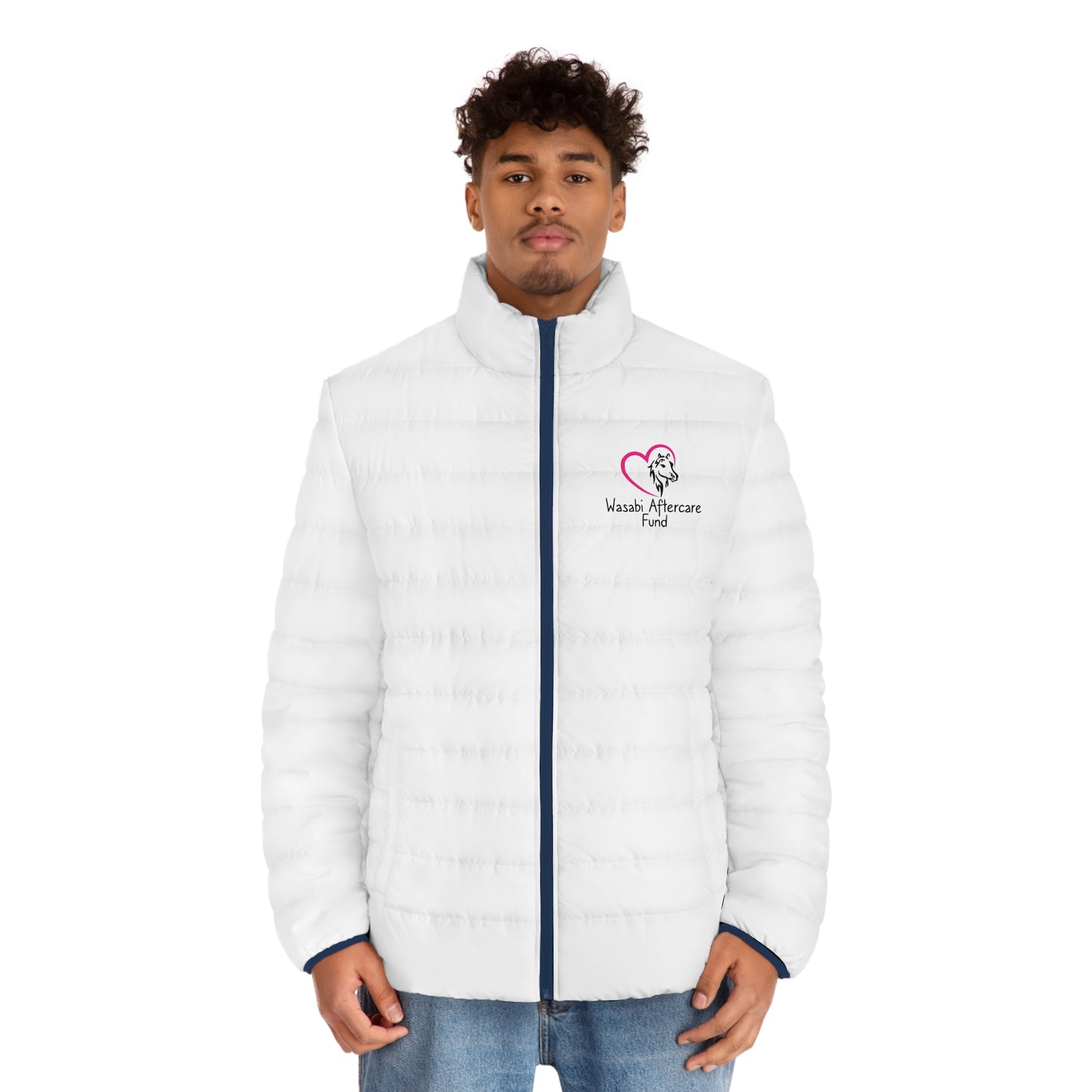 Wasabi Aftercare Fund Men's Puffer Jacket (White)