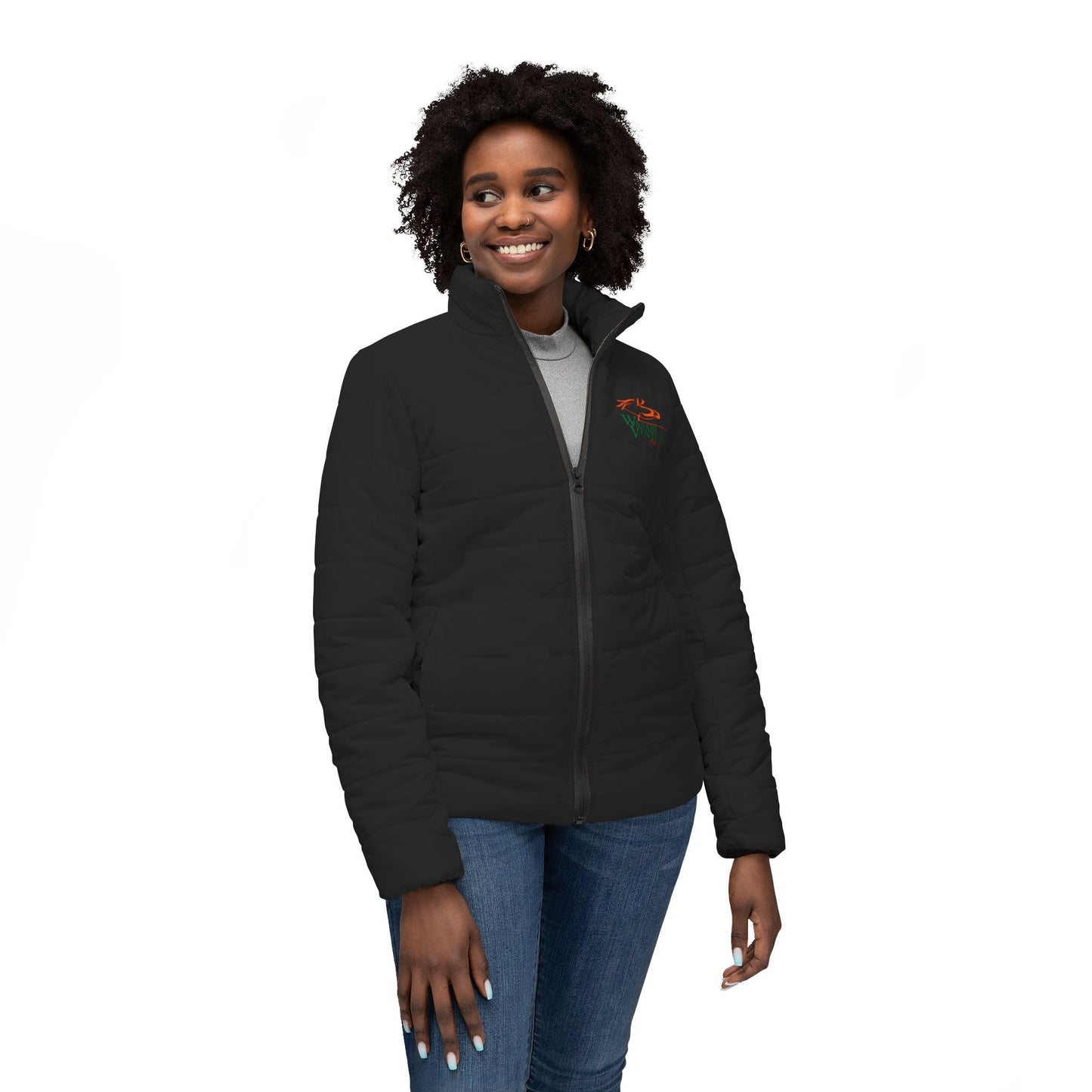 Wasabi Ventures Stables Women’s Puffer Jacket (Black)