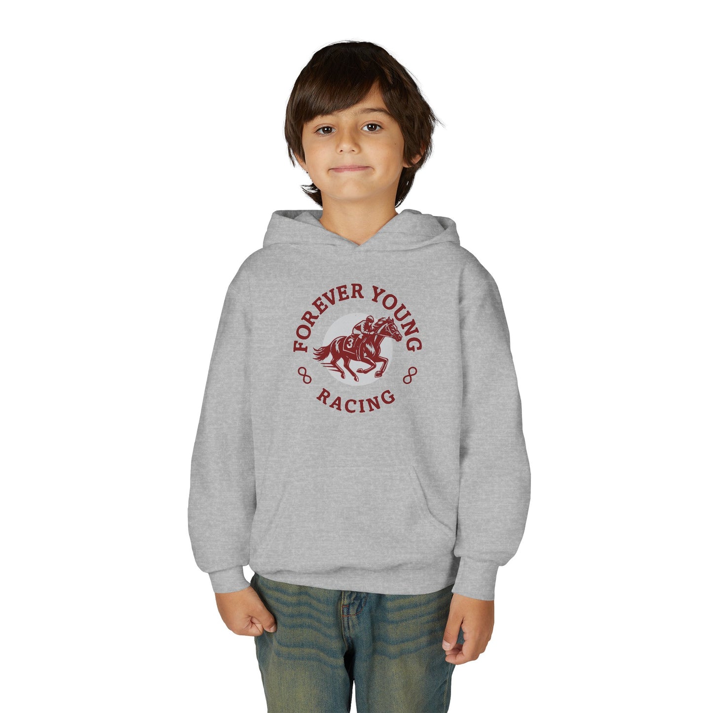 Forever Young Racing Youth Hooded Sweatshirt