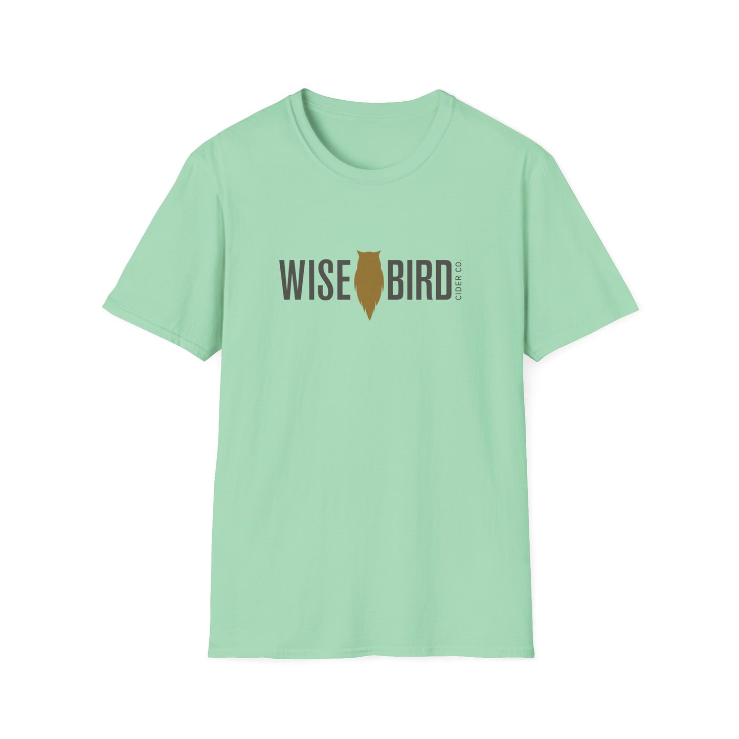 Wise Bird Unisex Softstyle T-Shirt Banner Logo