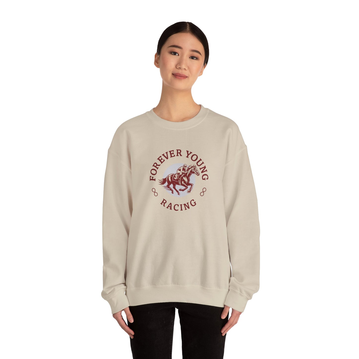 Forever Young Racing Unisex Crewneck Sweatshirt