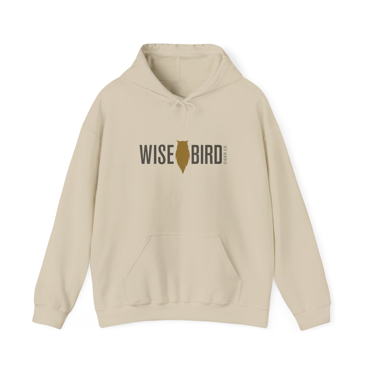 Wise Bird Unisex Hooded Sweatshirt Banner Logo