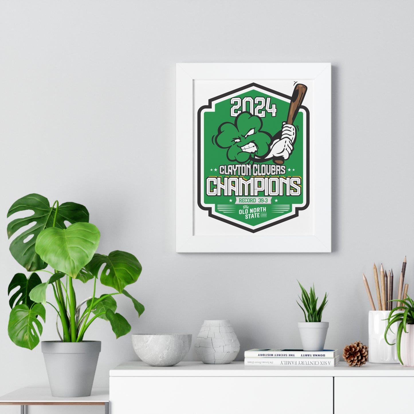 Clayton Clovers 2024 ONSL Champions Framed Poster