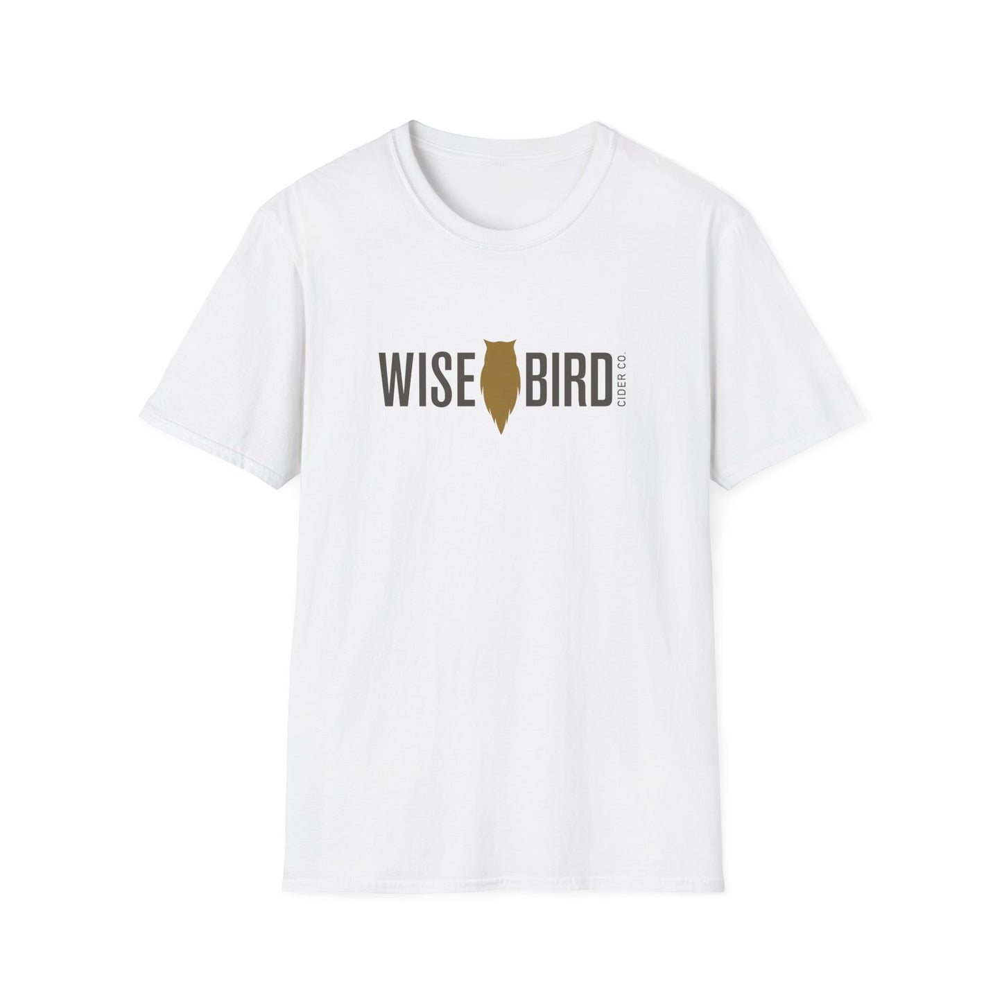 Wise Bird Unisex Softstyle T-Shirt Banner Logo
