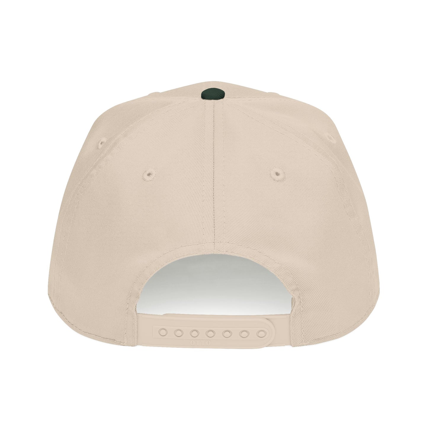 Wise Bird Mid Profile Baseball Cap Branch Logo (Black)