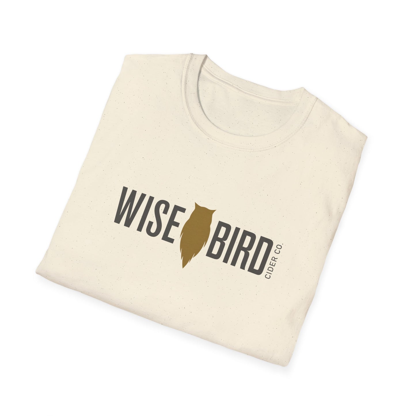 Wise Bird Unisex Softstyle T-Shirt Banner Logo