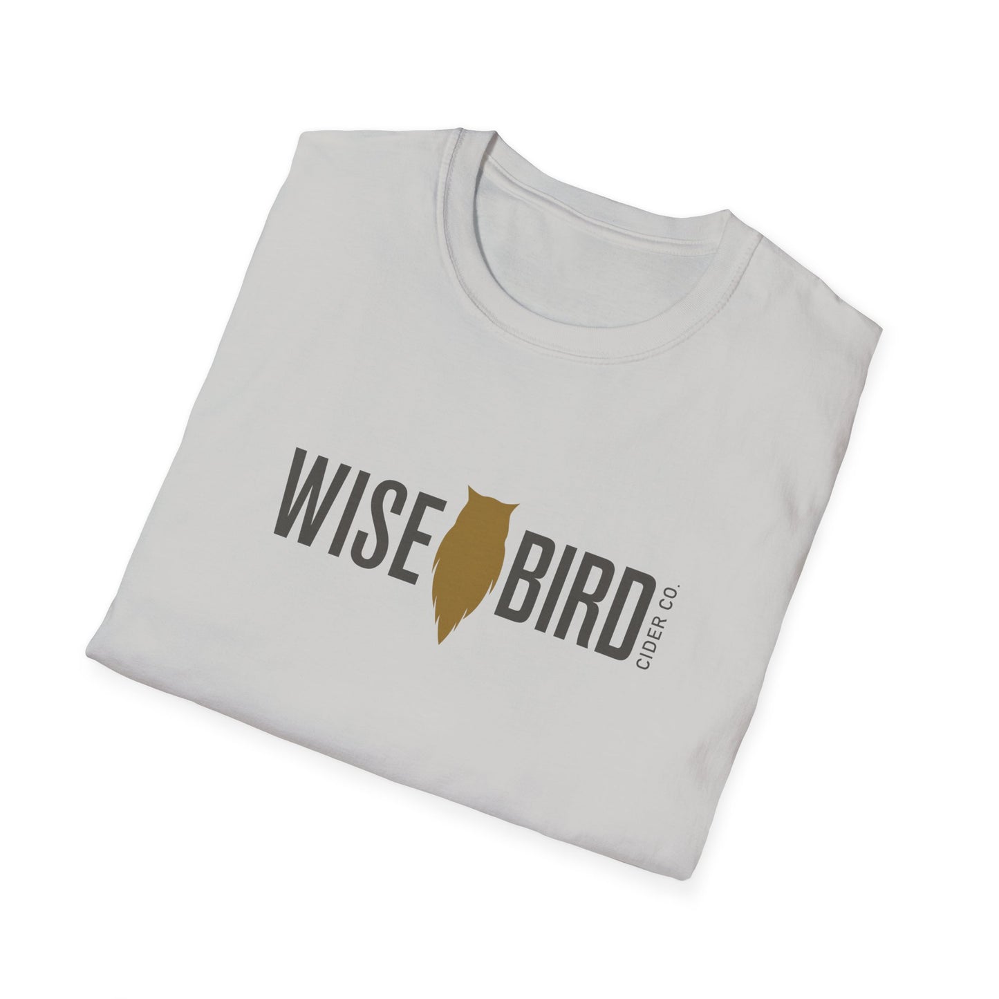 Wise Bird Unisex Softstyle T-Shirt Banner Logo
