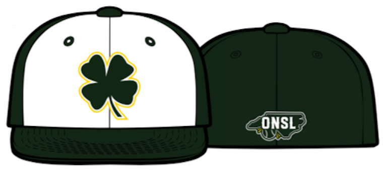 Clayton Clovers White and Green Game Hat