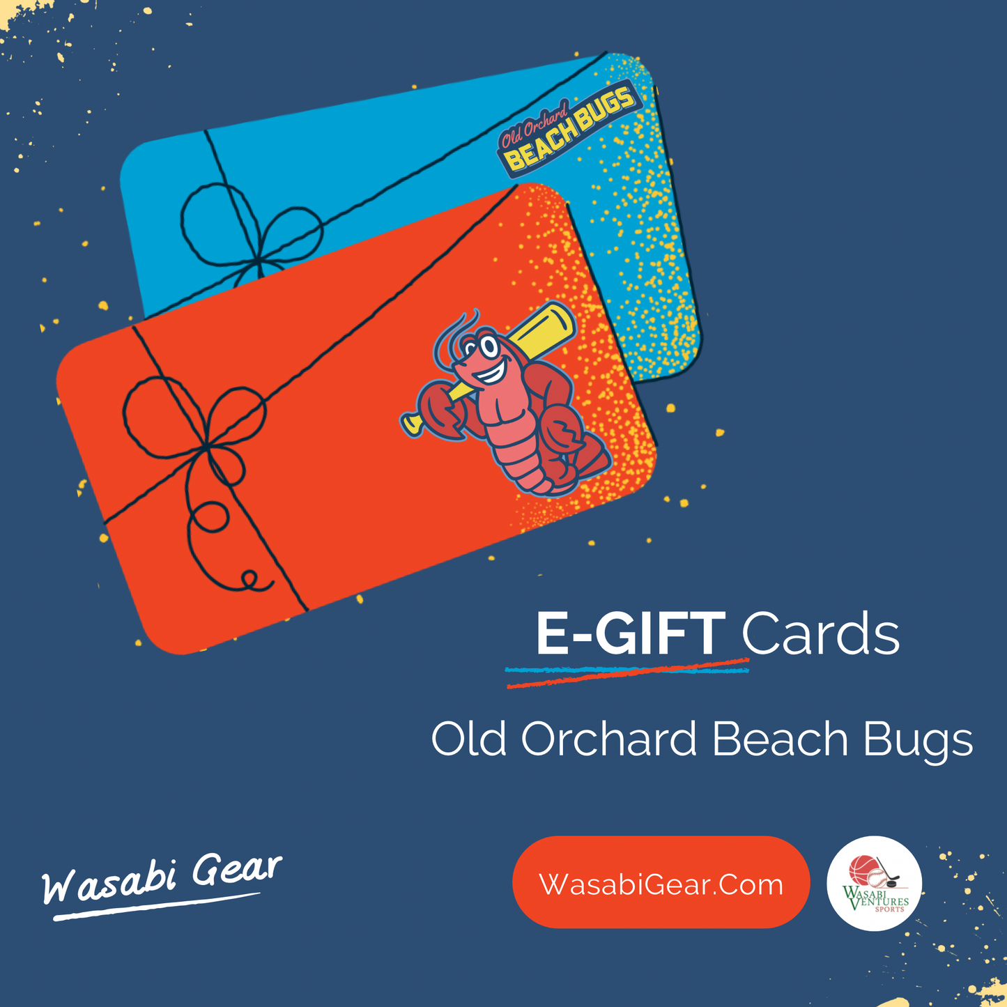 Old Orchard Beach Bugs WasabiGear.com Gift Card