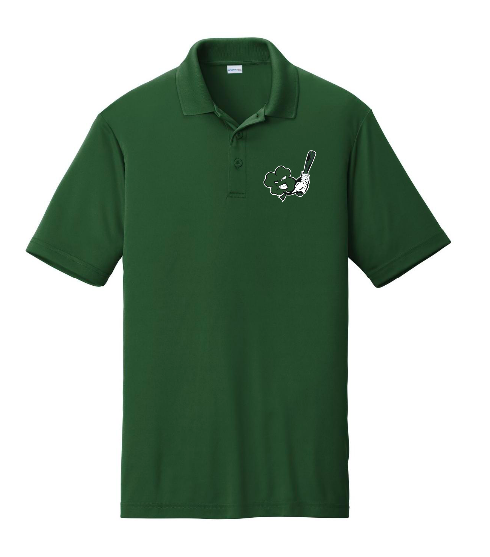 Clayton Clovers Forest Green Performance Polo