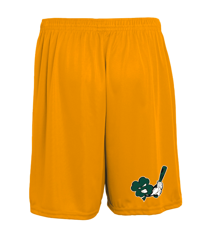 Clayton Clovers Gold Athletic Shorts