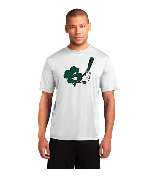 Clayton Clovers Angry Clover White Performance T-Shirt